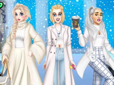 winter white outfits game girlsplaycom
