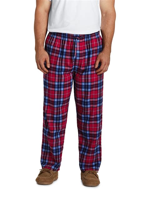 Lands End Mens Big Flannel Pajama Pants