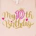 My Tenth Birthday Svg 10th Birthday Svg Happy Birthday Svg Etsy