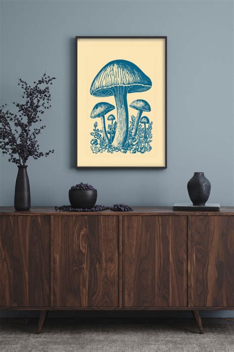 Mushroom Vintage Poster - Klumo Shop