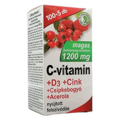 3168 Ft Dr Chen C vitamin 1200mg D3 vitamin cink csipkebogyó acerola