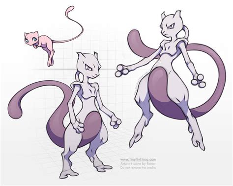 Mewtwo Sketches by TinyFlyThing on DeviantArt