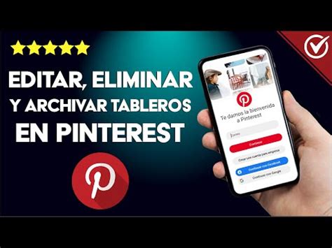 C Mo Eliminar Un Tablero En Pinterest Edita Archiva Y Elimina Paso A