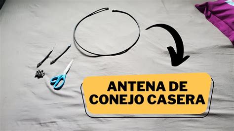 Antena De Conejo Casera Para Tv Funciona Youtube