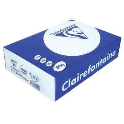 Papier Blanc Clairalfa Clairefontaine A5 80g 10 Ramettes De 500 Feuilles