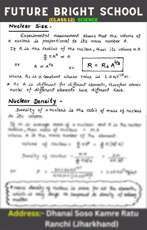 Solution Class Th Nuclei Physics Notes Studypool