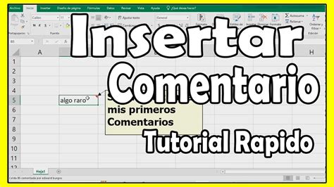 Descubre C Mo Insertar Comentario En Excel Como Un Experto