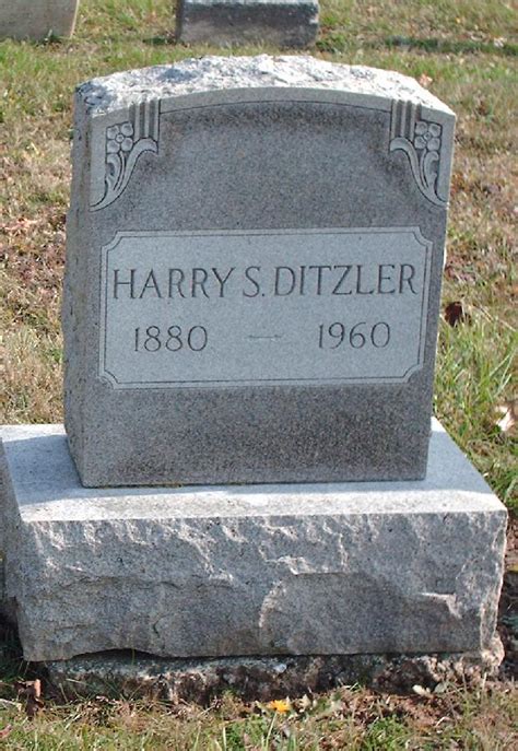 Harry Souter Ditzler Find A Grave Memorial