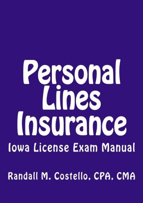 Read Ebook Pdf Personal Lines Insurance Iowa License Exam Manual