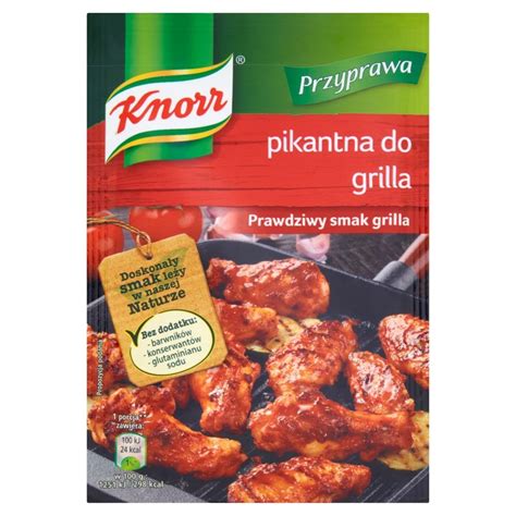 Knorr Przyprawa Pikantna Do Grilla G Zakupy Online Z Dostaw Do