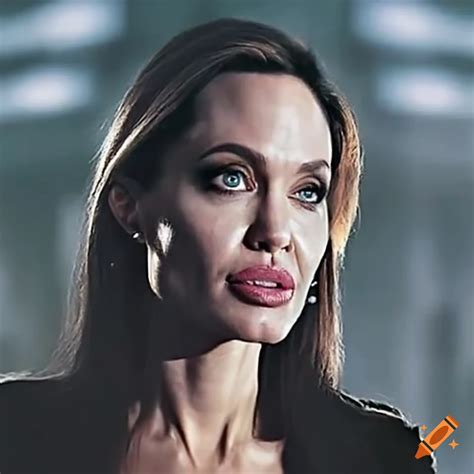 Actress Angelina Jolie In A Movie Scene On Craiyon