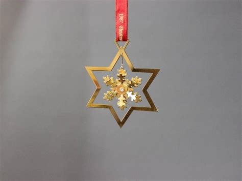 Snowflake Christmas Ornament By Clausen 1987 For Sale At Pamono