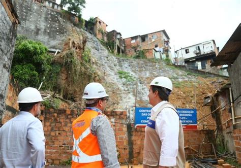 Bahia ba Governo investe R 10 milhões em contenções de encostas em