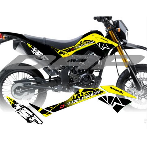 Jual STRIPING KLX D TRACKER 150 SE KUNING TAHUN 2019 2020 KAWASAKI