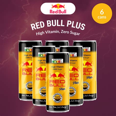 Red Bull Plus Zero Sugar 250ml (Bundle of 6) – The Diabetic Shop (TDS)