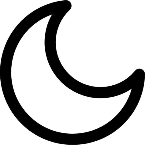 Outline The Moon - ClipArt Best