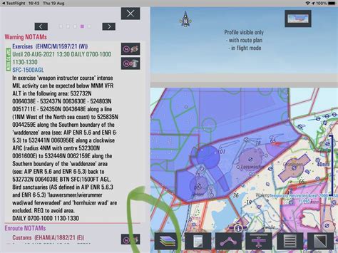 notam display  map features  functionalities forum