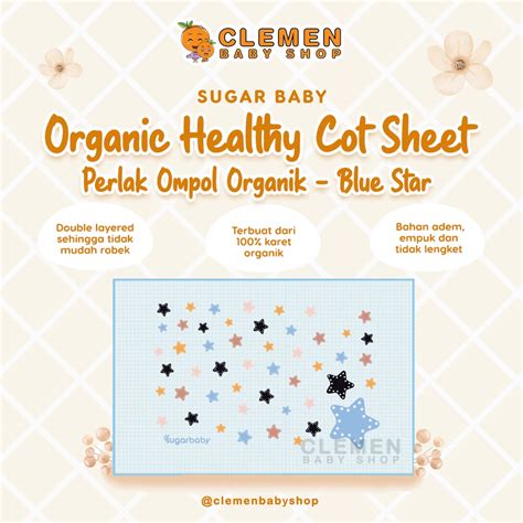 Jual Sugar Baby Organic Healthy Cot Sheet Perlak Ompol Organik