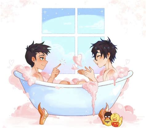 Damijon Damian Wayne X Jonathon Kent Bath Time Supersons By