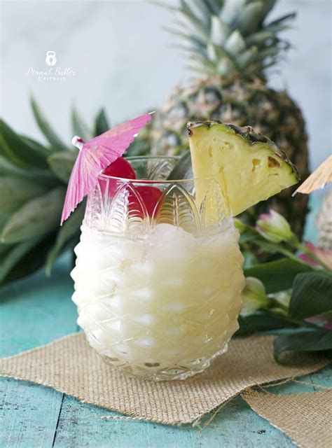 Pineapple Coconut Rum Cooler Peanut Butter And Fitness