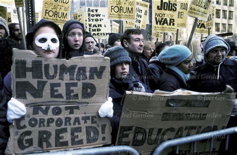 World Economic Forum Anti Globalization Protest Joel Gordon Photography