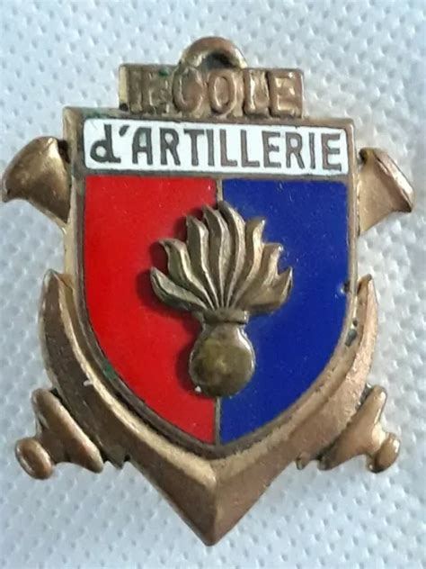 INSIGNE MILITAIRE ECOLE D Artillerie Drago EUR 4 00 PicClick FR