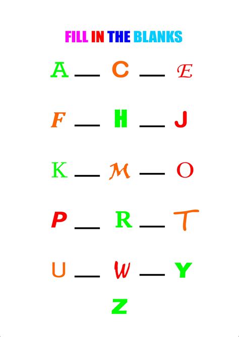 Alphabet Printable Poster Nursery Wall Art Learning Abcd Kids Etsy