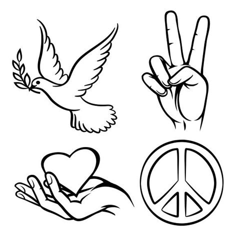 Peace symbols | Symbol drawing, Peace drawing, Peace poster