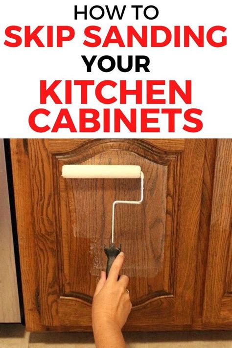 How To Paint Kitchen Cabinets Without Sanding DIY Painting Kitchen