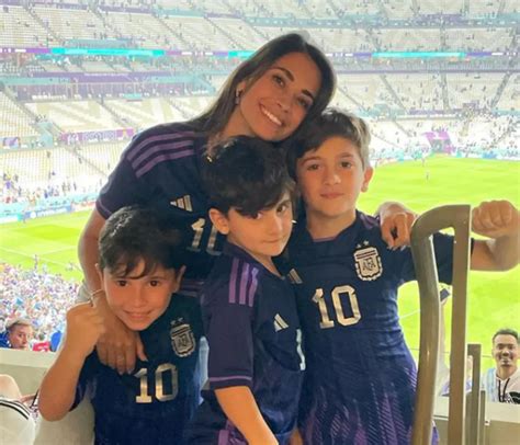 La Emoción De Antonela Roccuzzo Y Los Hijos De Messi En El Estadio