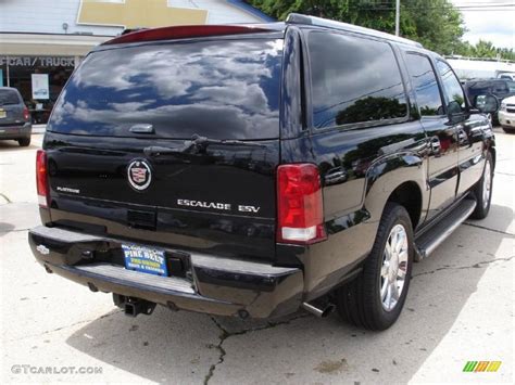 2005 Black Raven Cadillac Escalade Esv Platinum Awd 31331782 Photo 4