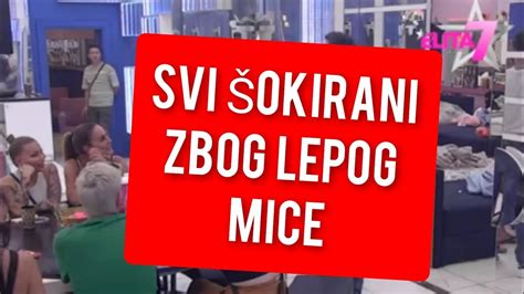 Svi Okirani Zbog Lepog Mice Youtube