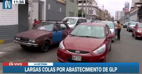 Escasez De Glp Se Reportan Largas Filas De Veh Culos En La Victoria