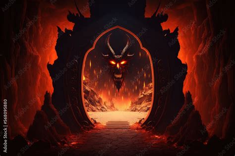 The entrance to hell is also known as the underworld. the entrance to ...