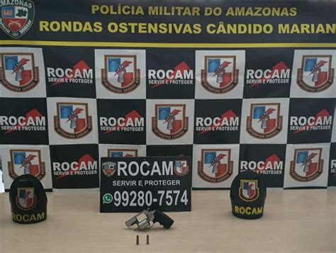 Policiais Da Rocam Det M Homem Por Porte Ilegal De Arma De Fogo Ssp