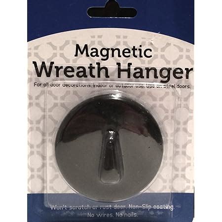 Amazon White Magnetic Wreath Hanger Holder Hook For Steel Doors