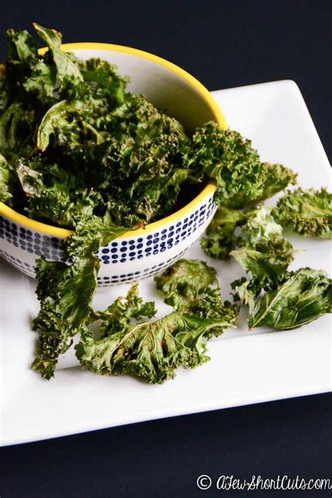 Spicy Baked Kale Chips - A Few Shortcuts