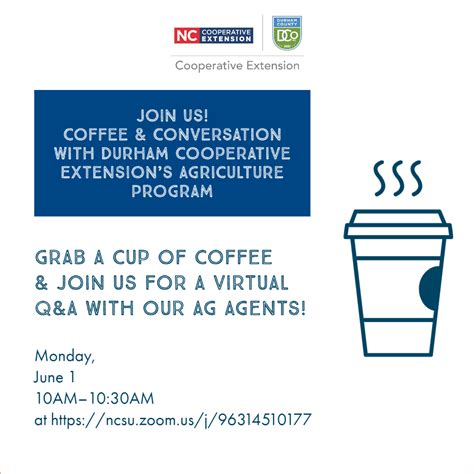 Coffee And Conversation With Cooperative Extension Extension Master