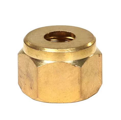 Hexagonal Broaching Compression Nut Ss Cs Brass Inner Diameter