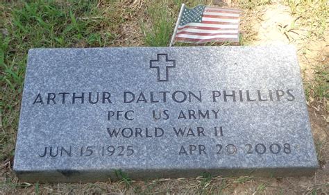 Arthur Dalton A D Phillips 1925 2008 Find a Grave äreminne