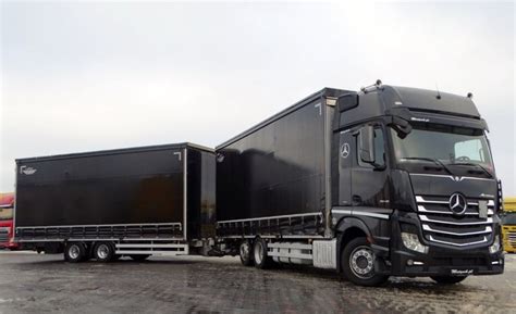 Mercedes ACTROS 2545 ZESTAW TANDEM 120 M3 PRZEJAZDOWY GIGA SPACE