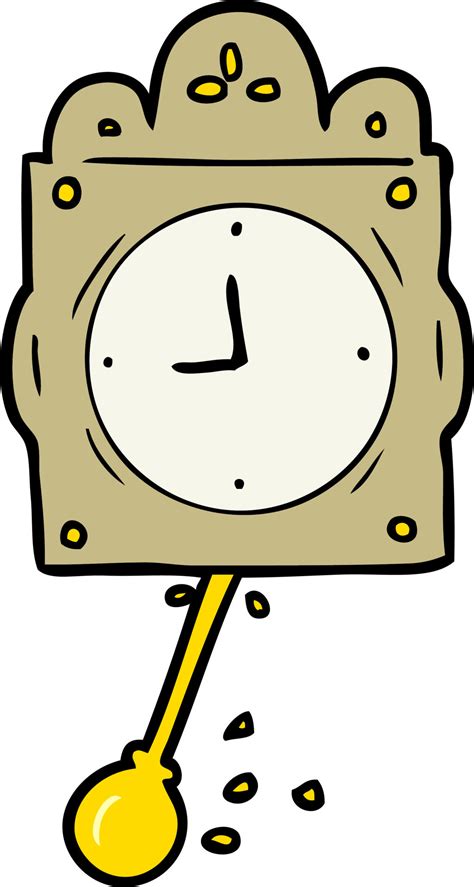 Cartoon Clock Ticking 13756705 Vector Art At Vecteezy