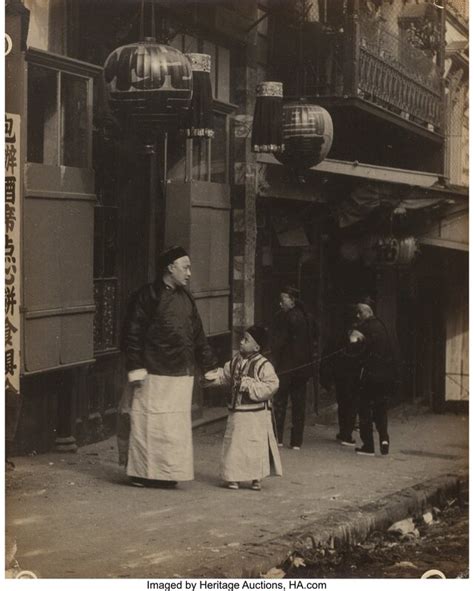 Arnold Genthe San Francisco Chinatown Three Photographs Circa