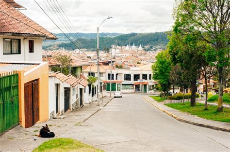 Ecuador, Cuenca - December, 2018 Old City of Conquistadors in Latin ...