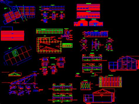 Nave With Bridge Crane DWG Section For AutoCAD Designs CAD