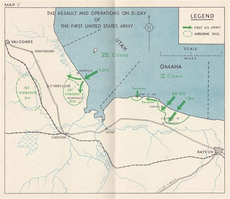 Normandy Landings Map