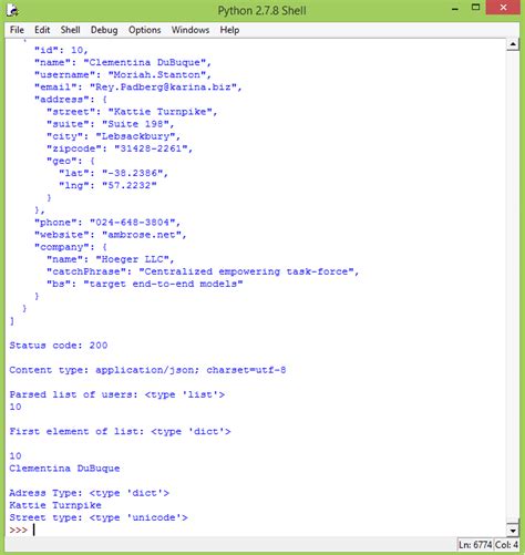 Python: Parsing JSON – techtutorialsx