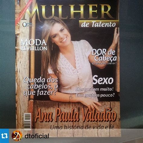 Ana Paula Valad O Capa Da Revista Mulher De Talento Blog Diante Do