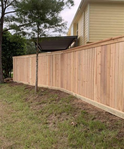 Wood Fence Installation In North Carolina Bullzeye Fence Llc