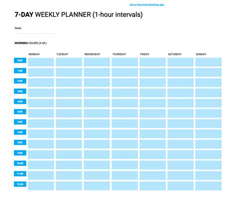 Time Blocking Planner9 Free Time Block Templates For 2024